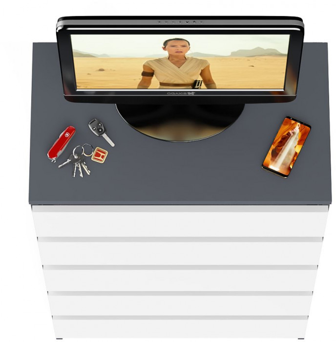 Мори Комод МК700.5, графит/белый