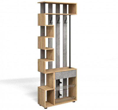 Прихожая Мини Лайт МЛ-1 дуб крафт/ателье