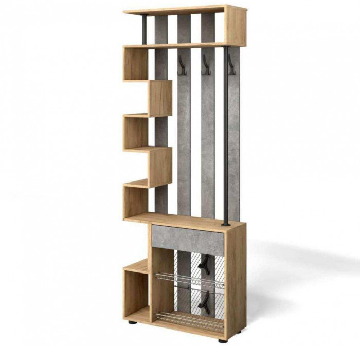 Прихожая Мини Лайт МЛ-1 дуб крафт/ателье