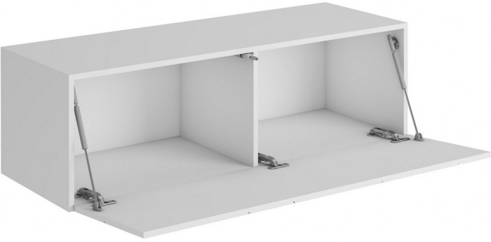 ГРАНЖ Тумба ТМ-003 (Д.1200, напольная) (Белый (Шагрень) / Белый софт)