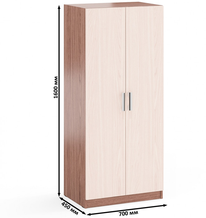 Шкаф С-МД-СК9Ш+Пенал С-МД-СК9П+Шкаф С-МД-СК9Ш, ясень шимо светлый/ясень шимо тёмный