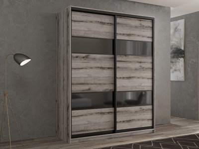Шкаф-купе Кааппи 7 Эвок Окаменелый 110х45х230 см