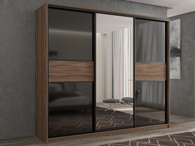 Шкаф-купе Кааппи 9 Орех Тьеполло 180х60х230 см