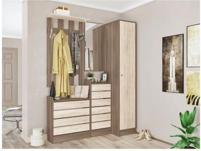 Модульная Прихожая Ямайка, композиция 2