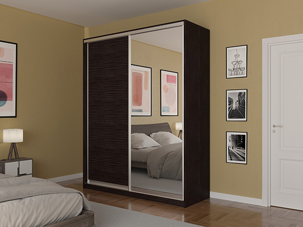 Шкаф-купе Лаурус 2 Венге 140х45х220 см