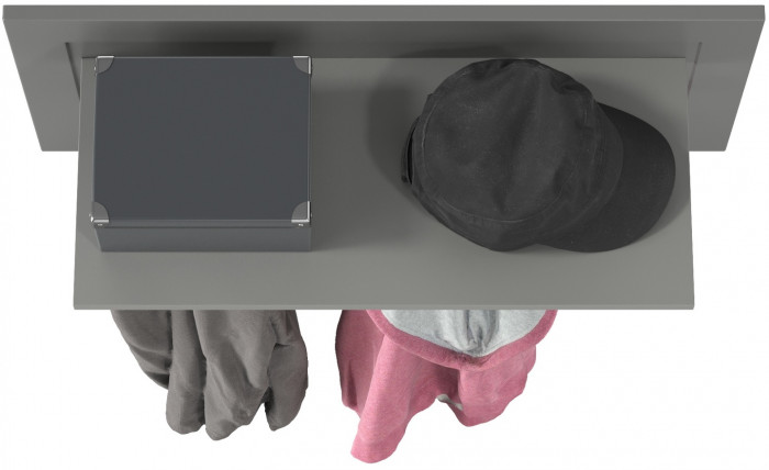 Остин 15.12 Вешалка, серый графит