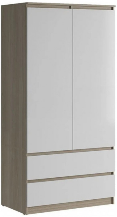 Модульная детская Челси, композиция 2 (Белый глянец, Дуб Сонома)