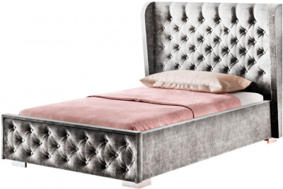 Кровать "Франческа" КР-06 1,2м под подъемный механизм графит