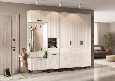 Флэш Прихожая, вариант №1, Кашемир/Кашемир