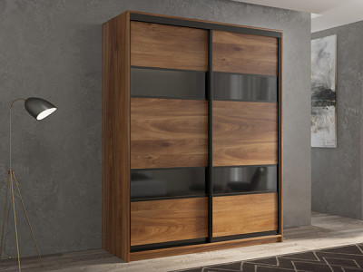 Шкаф-купе Кааппи 7 Кастелло Бренди 160х60х230 см