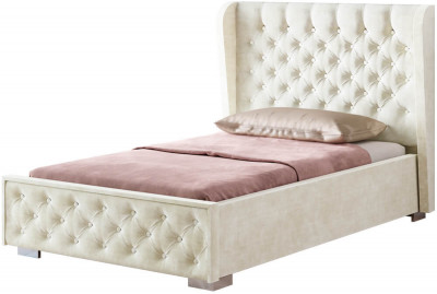 Кровать "Франческа" КР-06 1,2м под подъемный механизм крем