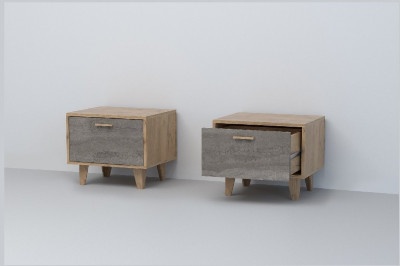 Эго Тумба Т-5 НГ (Камень Темный/Дуб Крафт Золотой)