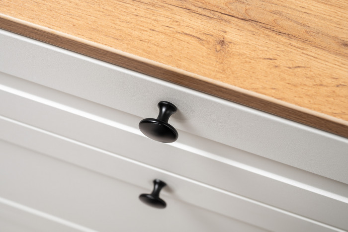 Остин Прихожая 23, белый шагрень/дуб крафт золотой