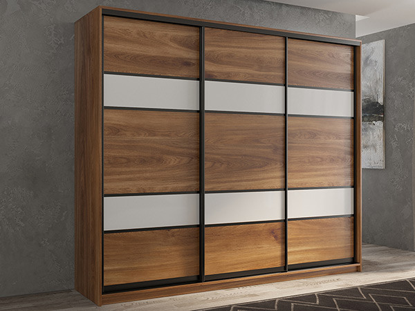 Шкаф-купе Кааппи 8 Кастелло Бренди 180х60х230 см