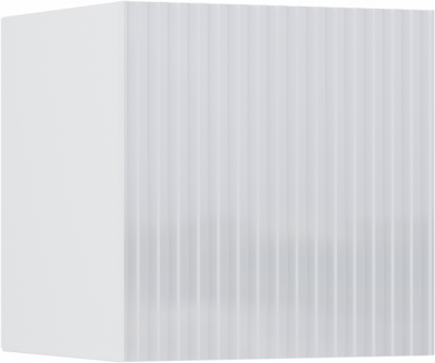 Оливия Шкаф навесной малый (Белый, Белый глянец)